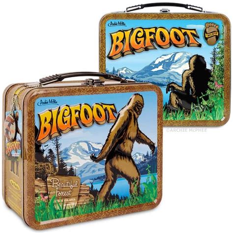 bigfoot metal lunch box|Bigfoot Lunchbox .